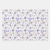 Moderne Pastel Blume Garden Baby Dusche Party Geschenkpapier Set (Vorderseite 3)