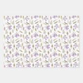 Moderne Pastel Blume Garden Baby Dusche Party Geschenkpapier Set (Vorderseite 2)