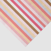 Moderne Pastel Candy Stripe Seidenpapier (Detail)