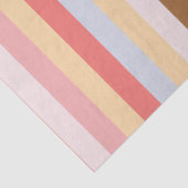 Moderne Pastel Candy Stripe Seidenpapier (Detail)