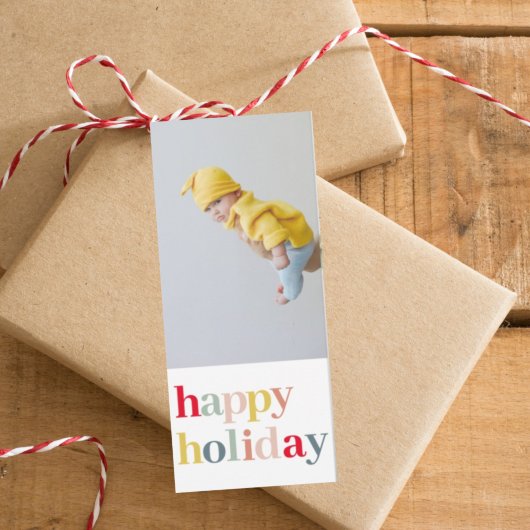 Moderne Pastel farbenfrohe Ferien mit Foto