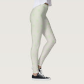 Moderne Pastel Green Polka Dot Leggings (Rechts)