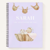 Moderne Pastel Lila Kindergeschenk für Mama Notizblock (Vorderseite)