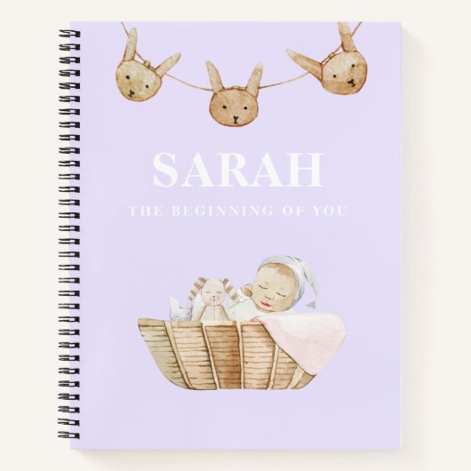 Moderne Pastel Lila Kindergeschenk für Mama Notizblock (Vorderseite)