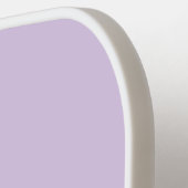 Moderne Pastel Lila Mit Monogramm Pickleball Schläger (Linke Seite)