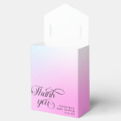 Moderne Pastel Pink Cloud Nine Baby Dusche Geschenkschachtel (Geöffnet)