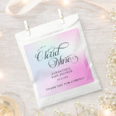 Moderne Pastel Pink Cloud Nine Baby Dusche Geschenktütchen (Ausgeschnitten)