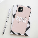 Moderne Pastel Pink Girl Boss Phrase Case-Mate iPhone Hülle<br><div class="desc">Moderne Pastel Pink Girl Boss Phrase</div>