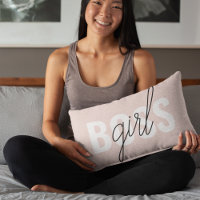 Moderne Pastel Pink Girl Boss Phrase
