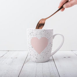 Moderne Pastel Pink & Heart Schönes Geschenk Milchtasse
