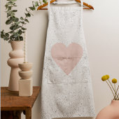 Moderne Pastel Pink & Heart Schönes Geschenk Schürze