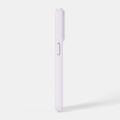 Moderne Pastel Pink Monogram iPhone 15 Pro Fall Hülle (Rechte Seite)