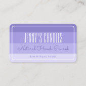 Moderne Pastel Rainbow Ombre Lilac Platz Grenze Visitenkarte (Vorderseite)