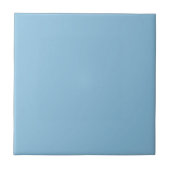 Moderne Pastel Solid Color Bale Cerulean Fliese (Vorderseite)