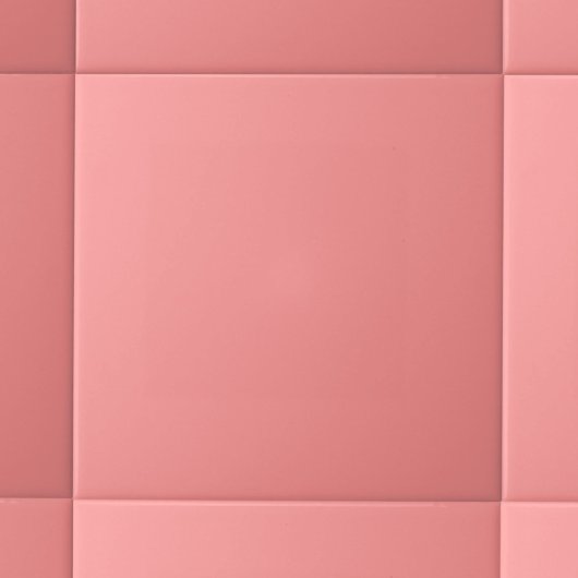 Moderne Pastel Solid Color Peachy Pink Fliese