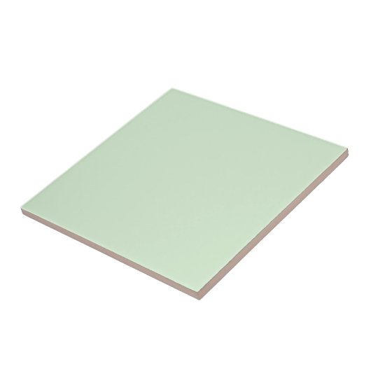 Moderne Pastel Solid Color Soft Minze Fliese (Seite)