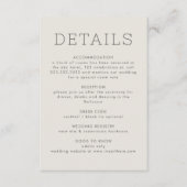 Moderne Pastel Terrazzo Pattern Wedding Begleitkarte (Vorderseite)