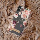 Moderne Pastell-Blume & Kraft-Personalisiertes Ges Case-Mate iPhone Hülle<br><div class="desc">Moderne Pastell-Blume & Kraft-Personalisiertes Geschenk</div>