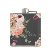 Moderne Pastell-Blume & Kraft-Personalisiertes Ges Flachmann (Rückseite)