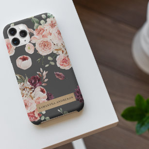 Moderne Pastell-Blume & Kraft-Personalisiertes Ges iPhone 11Pro Max Hülle
