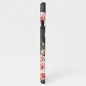 Moderne Pastell-Blume & Kraft-Personalisiertes Ges iPhone Hülle (Rechte Seite)