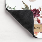 Moderne Pastell-Blume & Kraft-Personalisiertes Ges Mousepad (Ecke)