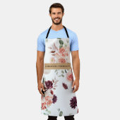 Moderne Pastell-Blume & Kraft-Personalisiertes Ges Schürze (Getragen)