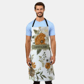 Moderne Pastell-Blume & Kraft-Personalisiertes Ges Schürze (Getragen)