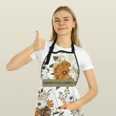 Moderne Pastell-Blume & Kraft-Personalisiertes Ges Schürze