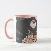 Moderne Pastell-Blume & Kraft-Personalisiertes Ges Tasse (Links)