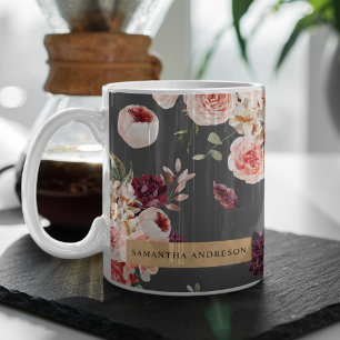 Moderne Pastell-Blume & Kraft-Personalisiertes Ges Tasse