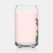 Moderne Pastell-Blumen mit rosa Rose Dosenglas (Rechts)