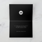 Moderne Pastell-fröhliche Firmenfeier Karte (Innenseite)