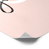 Moderne Pastell-Liebe Sie selbst Motivation Zitat  Poster (Ecke)