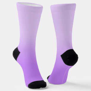 Moderne Pastell-Lila-Lavendel-Ombre Socken
