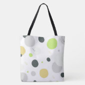 Moderne Pastell-Punkte-Muster Tasche (Rückseite)