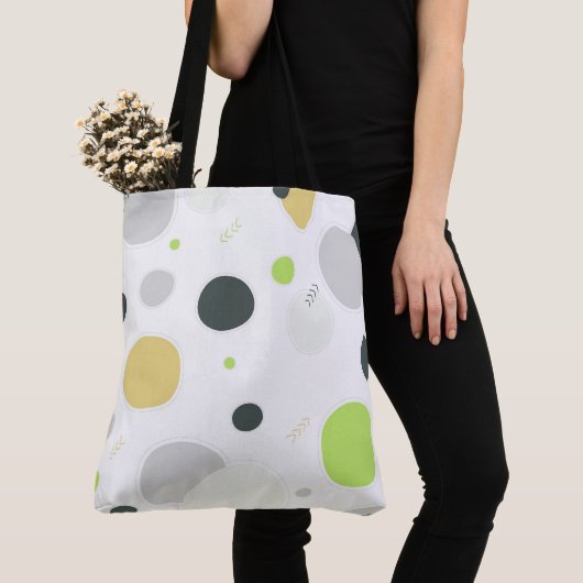 Moderne Pastell-Punkte-Muster Tasche (Von Nahem)