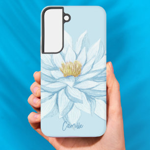 Moderne Pastell-Wasserfarbe-Blumen-Mädchen Samsung Galaxy Hülle