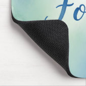 Moderne Pastell-Wasserfarbe Fokus Motivation Mousepad (Ecke)