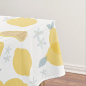 Moderne Pastell Zitrus Lemons Muster Tischdecke (Beispiel)
