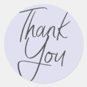 Moderne Pastelle | Danke, Sticker (Vorderseite)