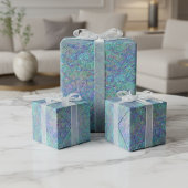 Moderne Pastellfarben Marble Mosaikmuster Geschenkpapier