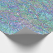 Moderne Pastellfarben Marble Mosaikmuster Geschenkpapier (Ecke)