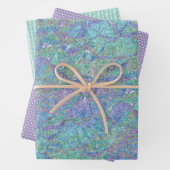 Moderne Pastellfarben Marble Mosaikmuster Geschenkpapier Set (Beispiel)