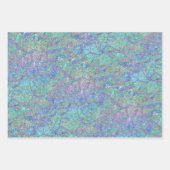 Moderne Pastellfarben Marble Mosaikmuster Geschenkpapier Set (Vorderseite)