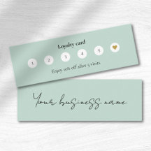 Moderne, pastellfarbene aquamarine Visitenkarte