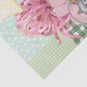 Moderne pastellfarbene Aquarellbilder Collage Seidenpapier (Ausschnitt)