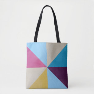 Moderne, pastellfarbene Blocktasche Tasche