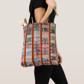 Moderne, pastellfarbene Blocktasche Tasche (Von Nahem)
