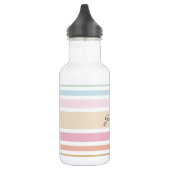 moderne pastellfarbene monogramm trinkflasche (Links)